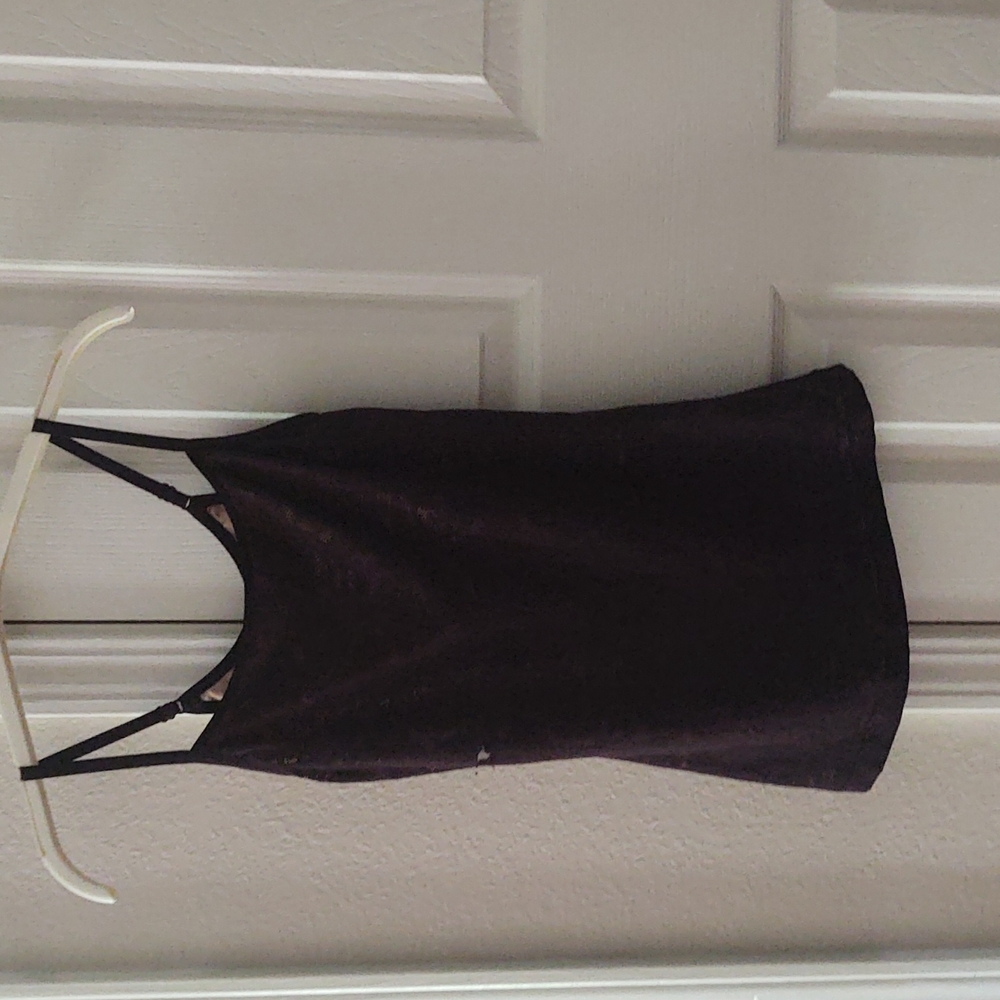 Sweet Nothings Camisole Women's Black Lace Overlay L